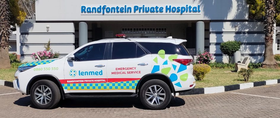 Lenmed Randfontein Private Hospital Entrance