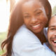 portrait of smiling african couple