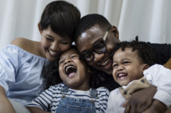 family laughing