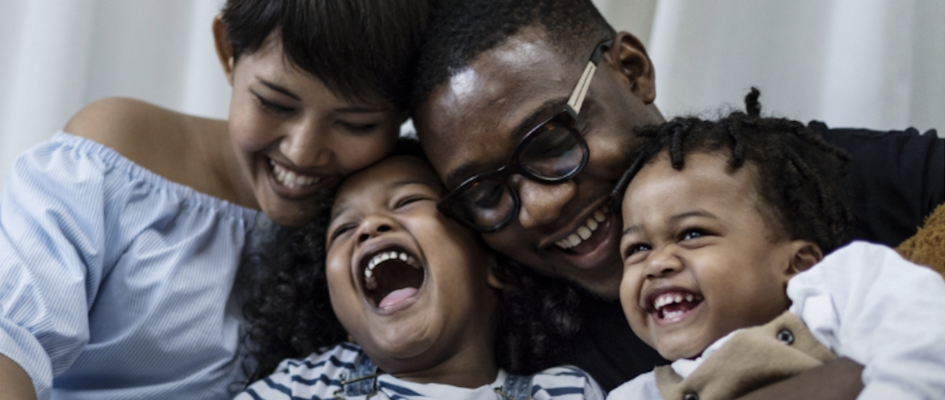 family laughing