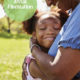 atrial fibrillation with woman and daughter hugging as a background